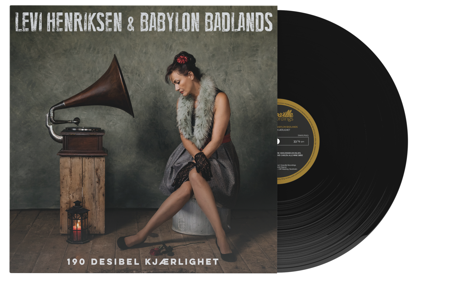 Levi Henriksen & Babylon Badlands vinyl uten skygge